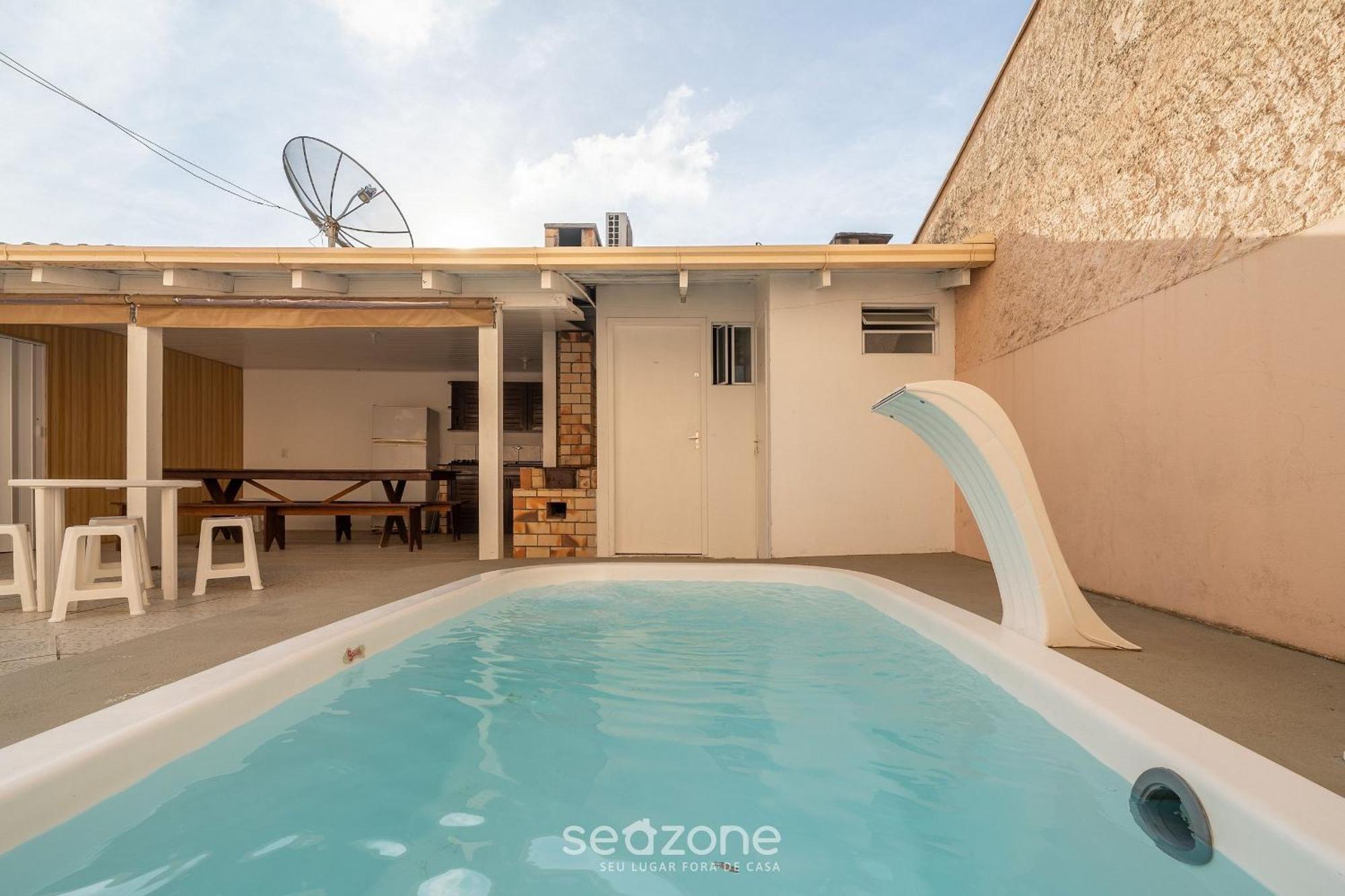 Willa Bela Casa Com Piscina No Centro De Penha/Sc Bsl190 Zewnętrze zdjęcie